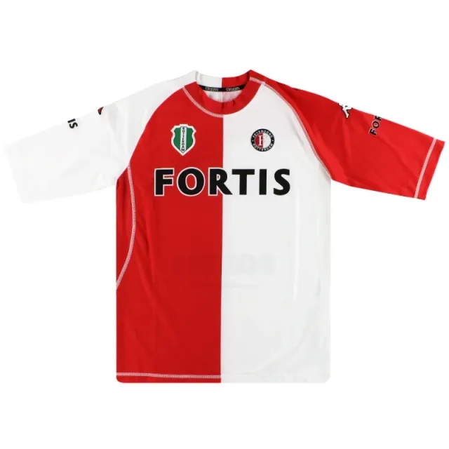 2004-05 Feyenoord Kappa Home Shirt XL - Feyenoord / Excellent / XL