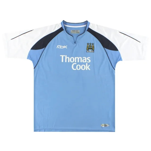 2006-07 Manchester City Reebok Home Shirt XXL - Manchester City / Excellent / XXL