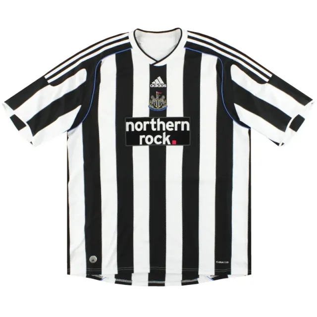 2009-10 Newcastle adidas Home Shirt L - Newcastle United / Excellent / Large