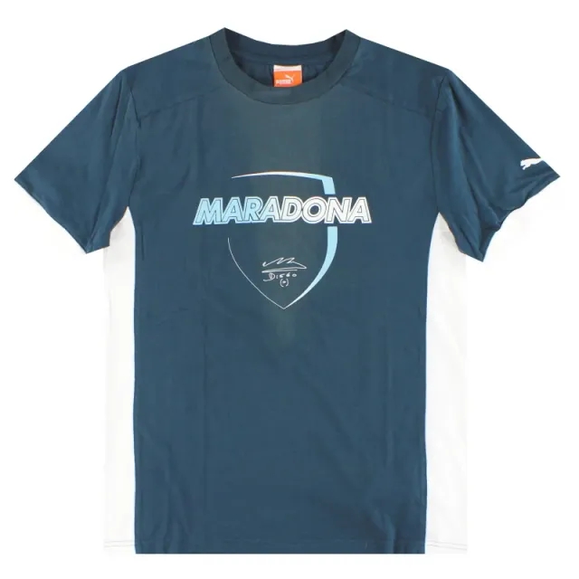 2010s Argentina Puma Maradona Graphic Tee M - Argentina / Excellent / Medium