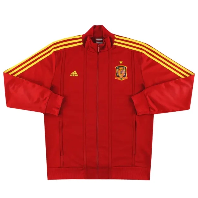 2012-13 Spain adidas Track Jacket L - Spain / Excellent / Large