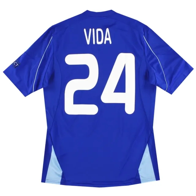 2013-14 Dynamo Kyiv adidas Match Issue Away Shirt Vida #24 M - Other European Clubs / Excellent / Medium