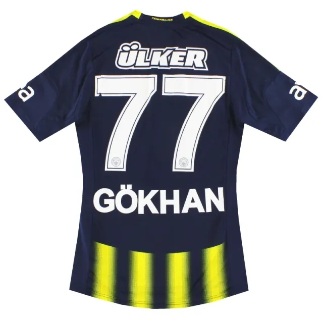 2013-14 Fenerbahce adidas Home Shirt Gokhan #77 S - Fenerbahce / Excellent / Small