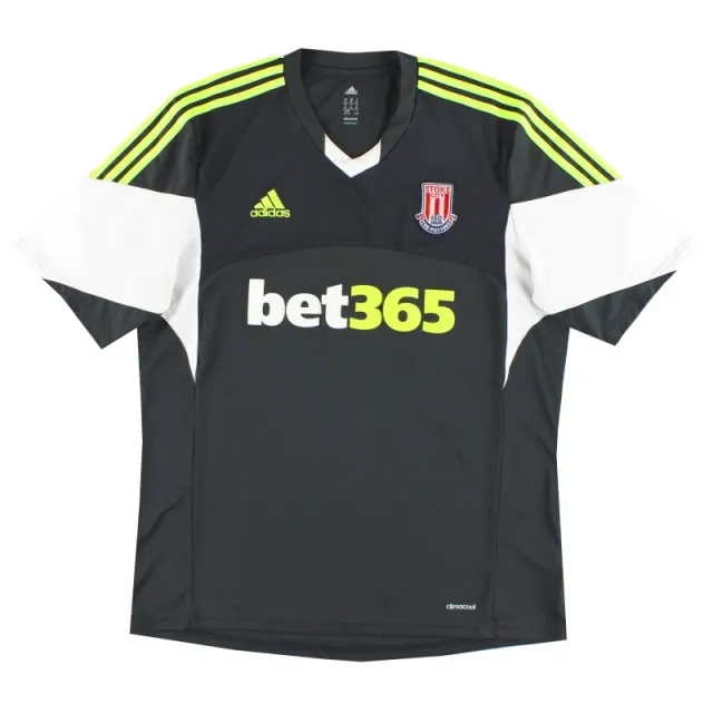 2013-14 Stoke City adidas Away Shirt M - Stoke City / Excellent / Medium
