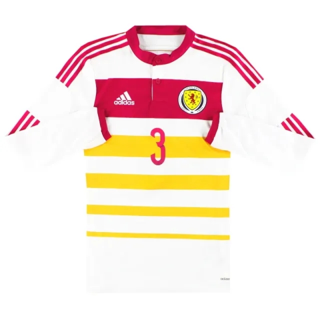 2014-15 Scotland adidas Player Issue adizero Away Shirt L/S *As New* - Scotland / XL / 4