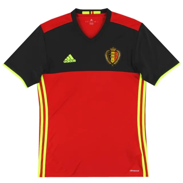 2016-17 Belgium Home Shirt *Mint* S - Belgium / Mint / Small