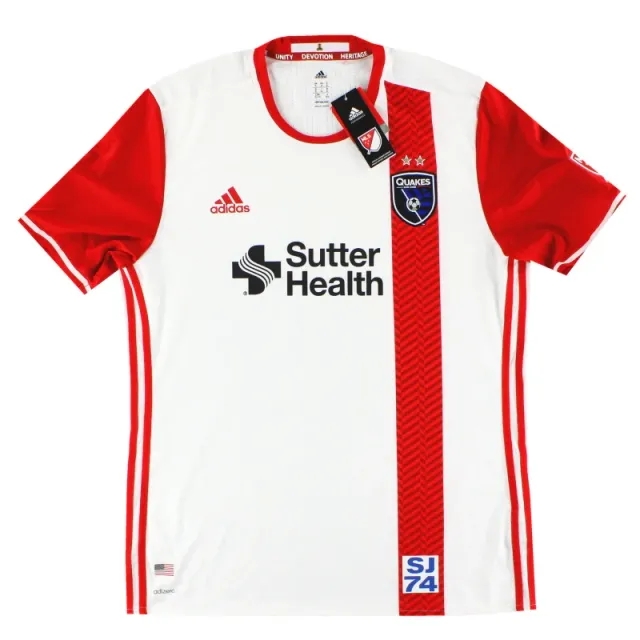 2017 San Jose Earthquakes adidas Player Issue Away Shirt *w/tags* XL - USA Soccer Clubs / w/tags / XL