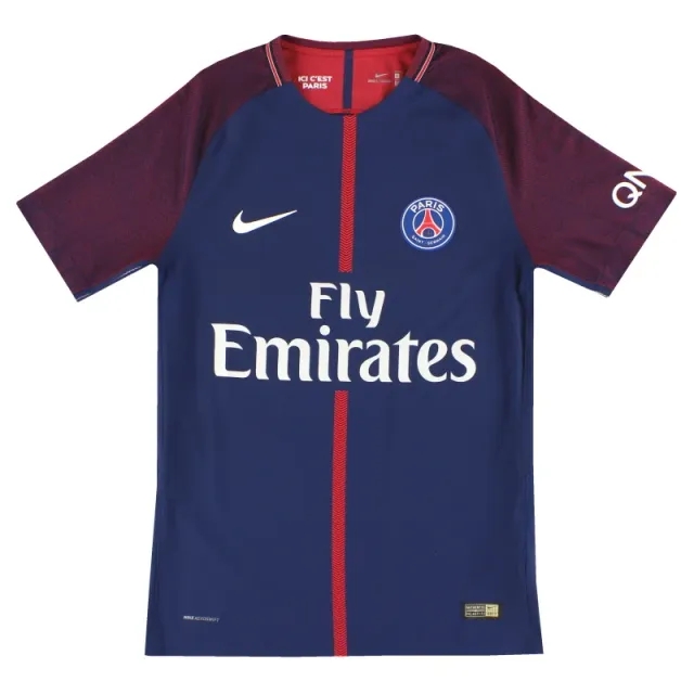 2017-18 Paris Saint-Germain Nike Authentic Home Shirt *Mint* S - Paris Saint-Germain / As New / Small