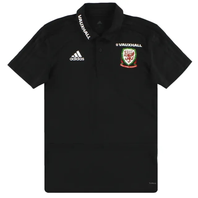 2017-18 Wales adidas Player Issue Polo Shirt *Mint* S - Wales / Mint / Small