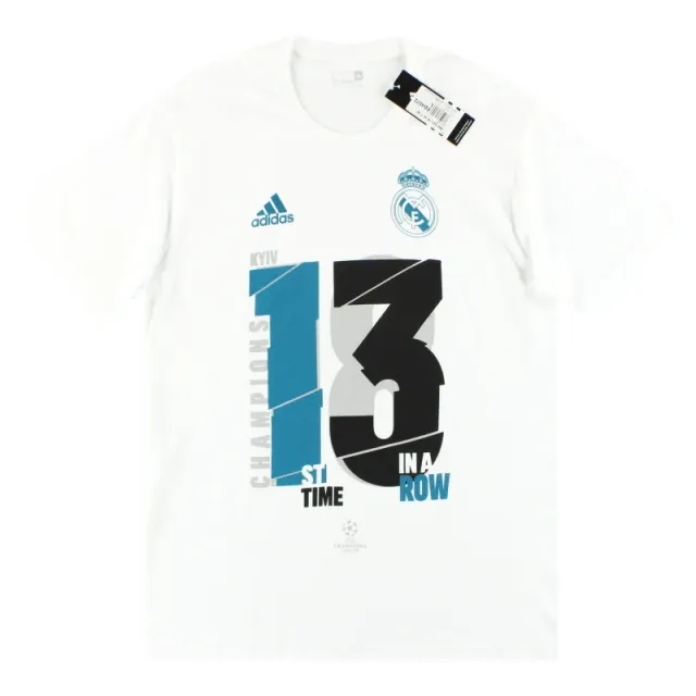 2018 Real Madrid adidas 13th Winners" Tee *BNIB* " - Real Madrid / BNIB / Small