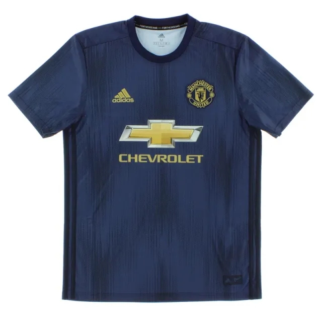 2018-19 Manchester United adidas Third Shirt L - Manchester United / Excellent / Large