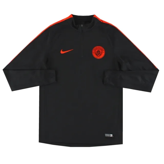 2018-19 Manchester City Nike 1/4 Zip Training Top M - Manchester City / Excellent / Medium