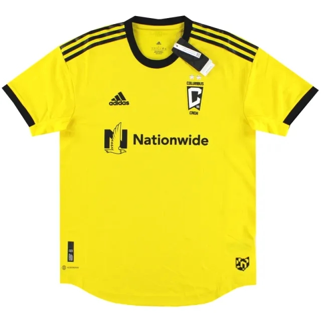 2022 -23 Columbus Crew adidas Authentic Home Shirt *w/tags* - USA Soccer Clubs / w/tags / XL