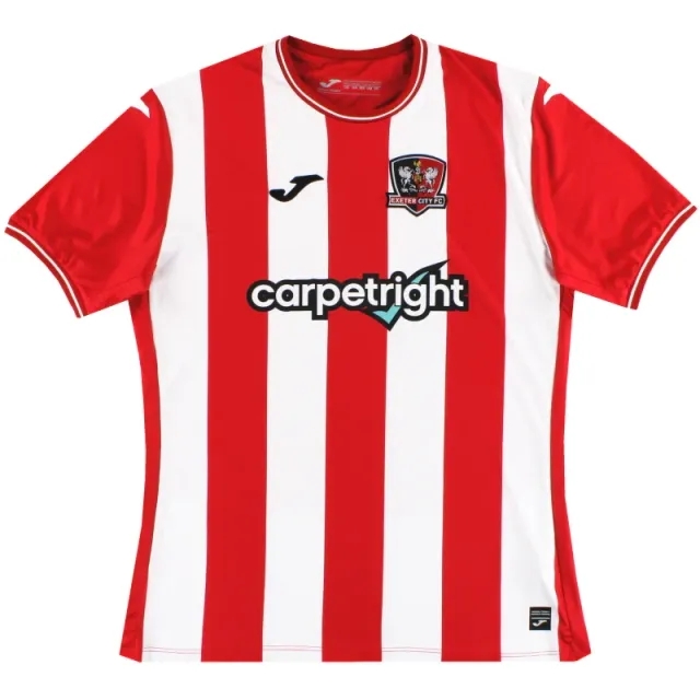 2022-23 Exeter City Joma Home Shirt S - Exeter City / Excellent / Small