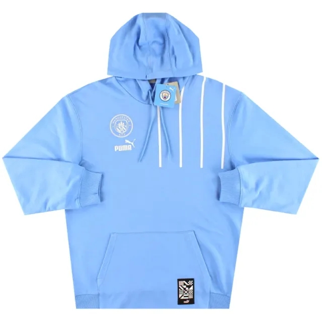 2022-23 Manchester City Puma FtblCulture Hoodie *w/tags* M - Manchester City / BNIB / Medium