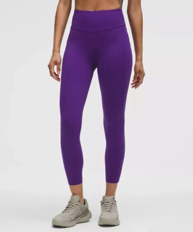 lululemon – Women's Fast and Free High-Rise Tight Leggings 5 Pocket – 25" – Color Purple – Size 10