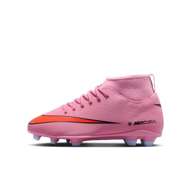 Nike Jr. Mercurial Superfly 10 Club Multi-Ground High-Top Football Boot - Pink - Recycled Content Minimum