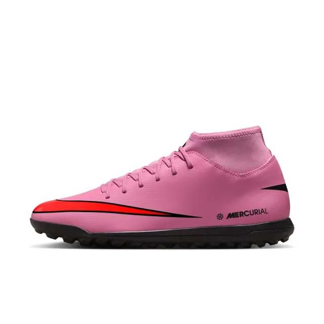 Nike Mercurial Superfly 10 Club Turf High-Top Football Shoes - Pink - Recycled Content Minimum