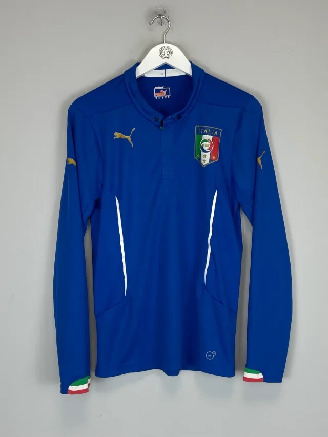2014/15 ITALY *AUTHENTIC* L/S HOME SHIRT (S) PUMA | Cult Kits