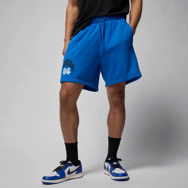 Nike Jordan Brooklyn Men's Collegiate Shorts - Blue - Cotton/Polyester