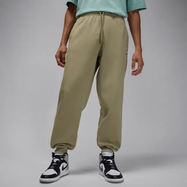 Nike Jordan Brooklyn Fleece Men's Trousers - Brown - Cotton/Polyester