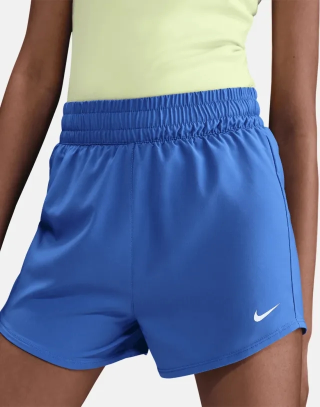 Nike Girls' One Woven Shorts Junior - Blue