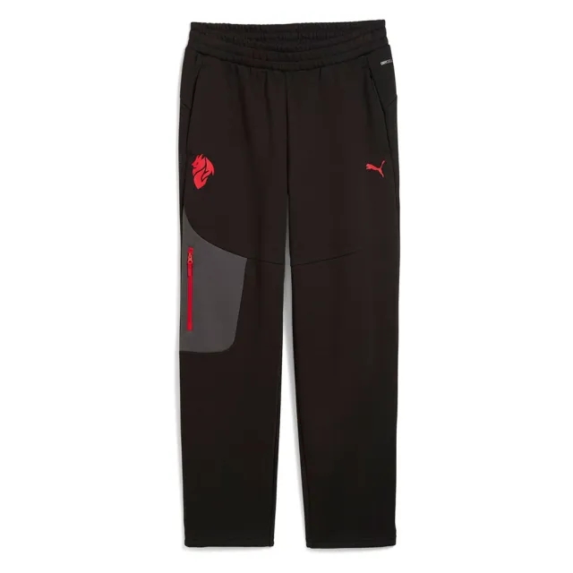 AC Milan PUMAtech Sweatpants Men, Black/For All Time Red