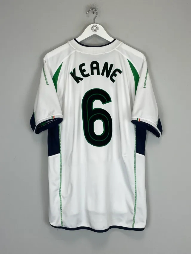 2002 IRELAND KEANE #6 AWAY SHIRT (XL) UMBRO | Cult Kits