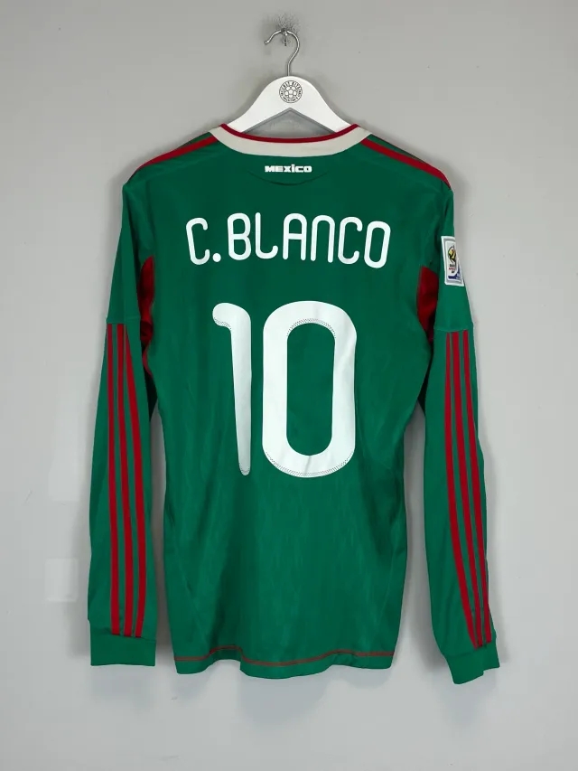 2010 MEXICO C.BLANCO #10 L/S HOME SHIRT (M) ADIDAS | Cult Kits