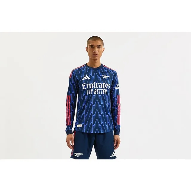 Arsenal adidas 25/26 Authentic Long Sleeved Away Shirt, Multicolor