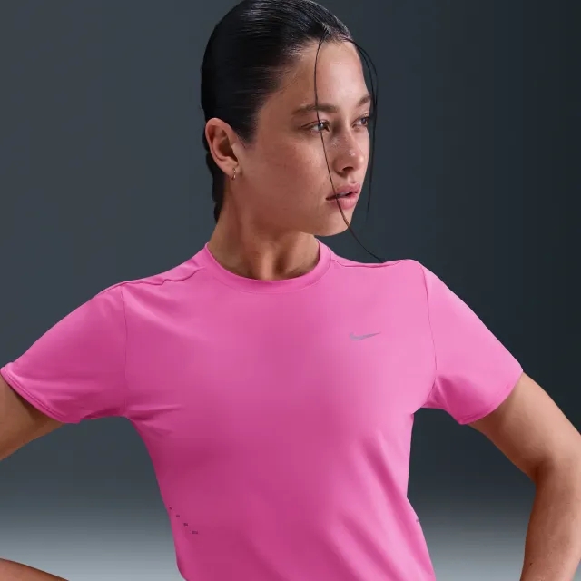 Nike Swift Women's Dri-FIT Short-Sleeve Running Top - Pink - Recycled Polyester Minimum