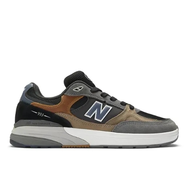 New Balance Unisex NB Numeric Andrew Reynolds 933 in Grey/Blue Suede/Mesh