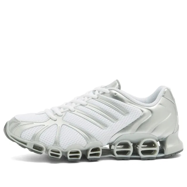 Adidas Women's Mega Ghostride Sneaker White/Silver Met./Matte Silver