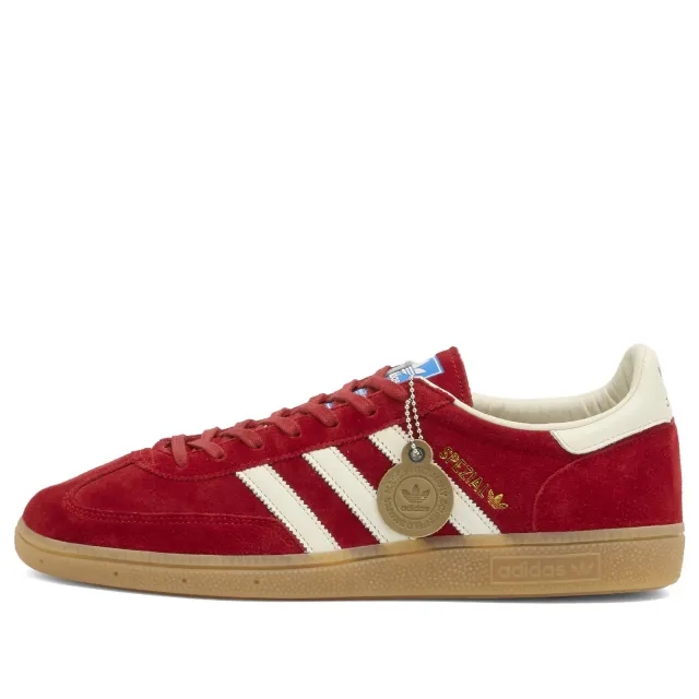Adidas Men's Handball Spezial Made in Germany Sneaker Equipment Red/Off White/Gum
