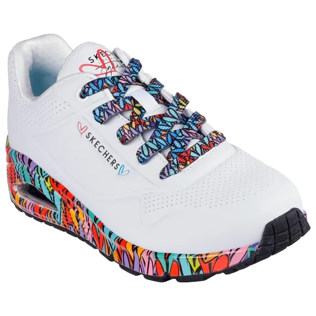 Skechers Uno Ravaged Love Trainers