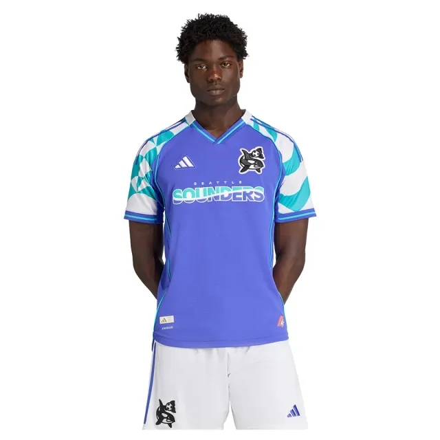 Adidas Seattle Sounders Fc 25/26 Authentic Third Short Sleeve T-shirt