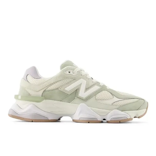 New Balance Unisex 9060 in Green/Grey Suede/Mesh