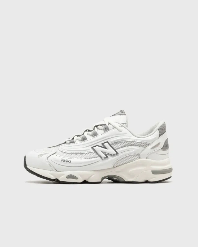 New Balance Kids' 1000 LACE in White/Grey Synthetic