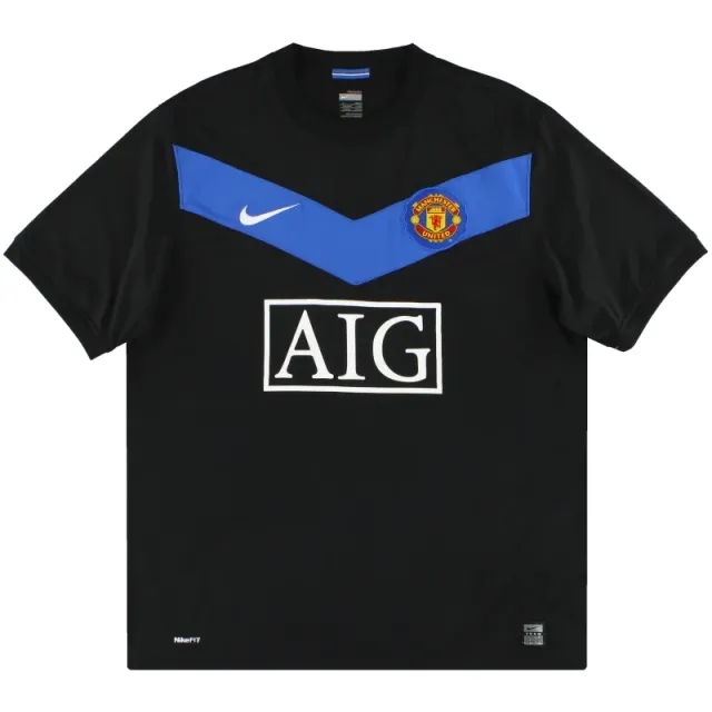 2009-10 Manchester United Nike Away Shirt *Mint* M - Manchester United / Mint 