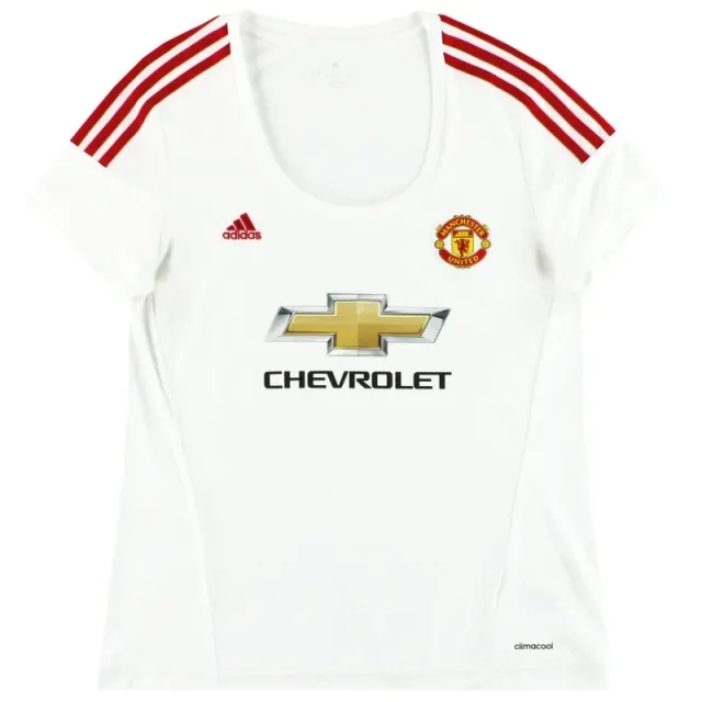 2015-16 Manchester United adidas Away Shirt Women's XL - Manchester United / Excellent 