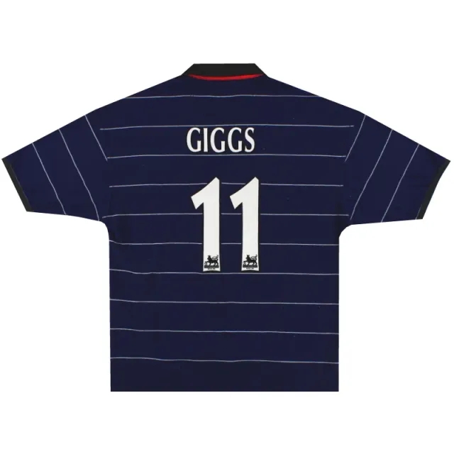 1999-00 Manchester United Umbro Away Shirt Giggs #11 M - Manchester United / Excellent 