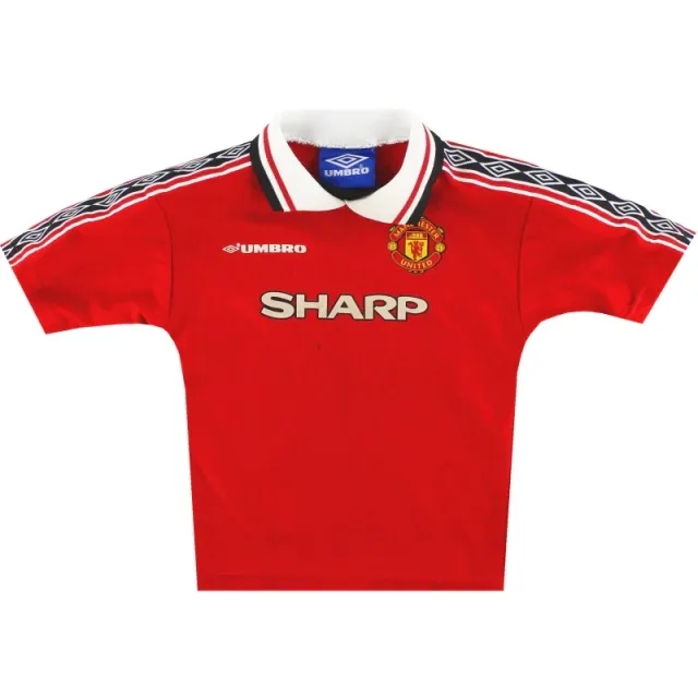 1998-00 Manchester United Umbro Home Shirt Y - Manchester United / Very good 