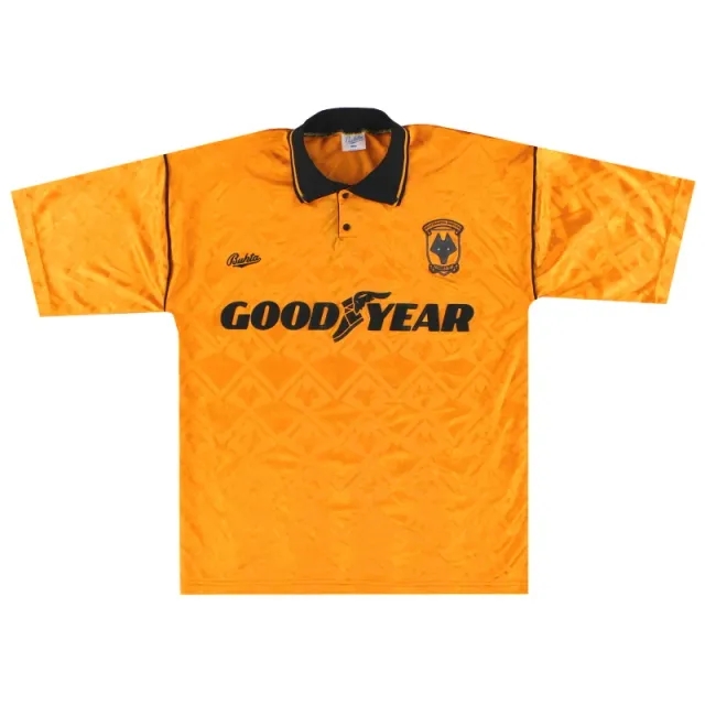 1990 Wolves Bukta Home Shirt L - Wolves / Excellent 