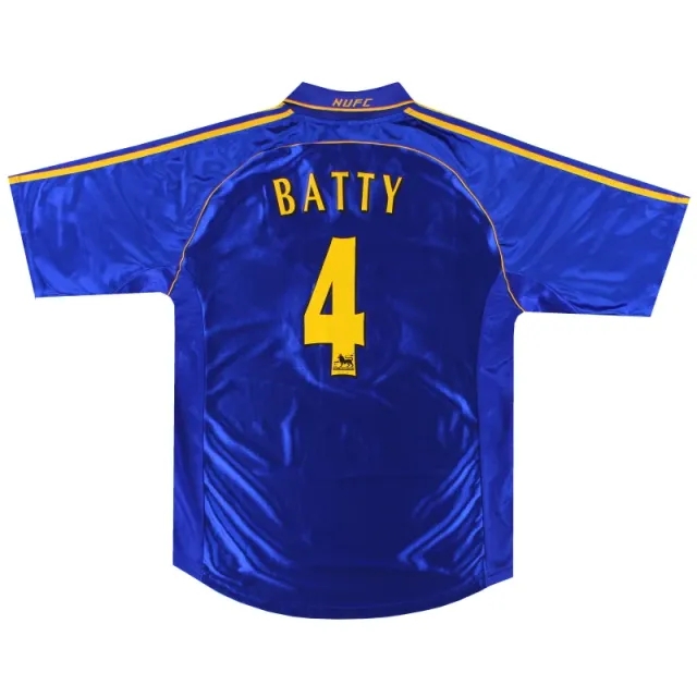 1998-99 Newcastle adidas Away Shirt Batty #4 XL - Newcastle United / Excellent 