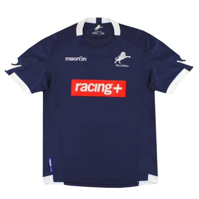 2011-12 Millwall Macron Home Shirt M - Millwall / Excellent 