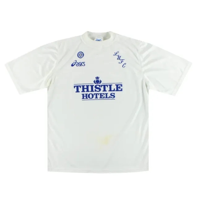 1995-96 Leeds Asics Home Shirt XL - Leeds / Excellent 