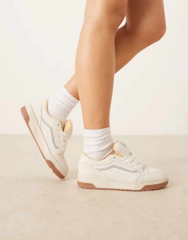 Vans Hylane Suede Trainers In Vintage Off White
