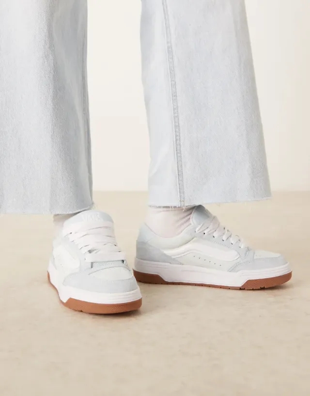 Vans Hylane Suede Trainers In Light Blue Two Tone