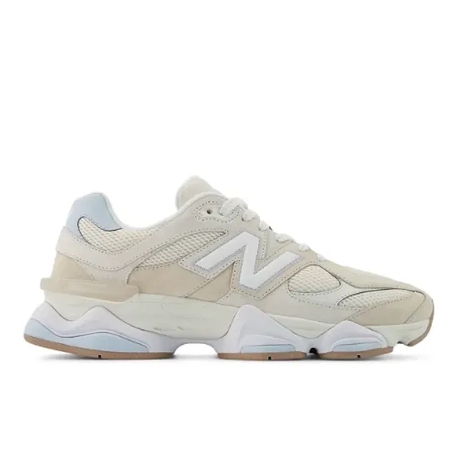 New Balance Unisex 9060 in Beige/Blue Suede/Mesh
