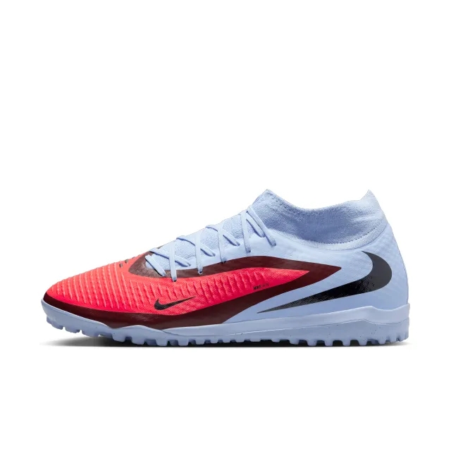 Nike Phantom 6 High Academy Turf Football Shoes - Blue